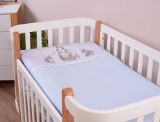 Змінний постільний комплект Veres Summer Bunny blue 3 од